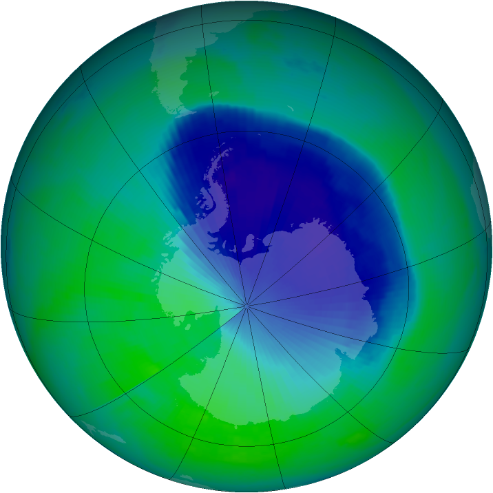 Ozone Map 1999-12-04